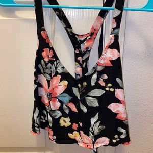 Hawaiian style crop top